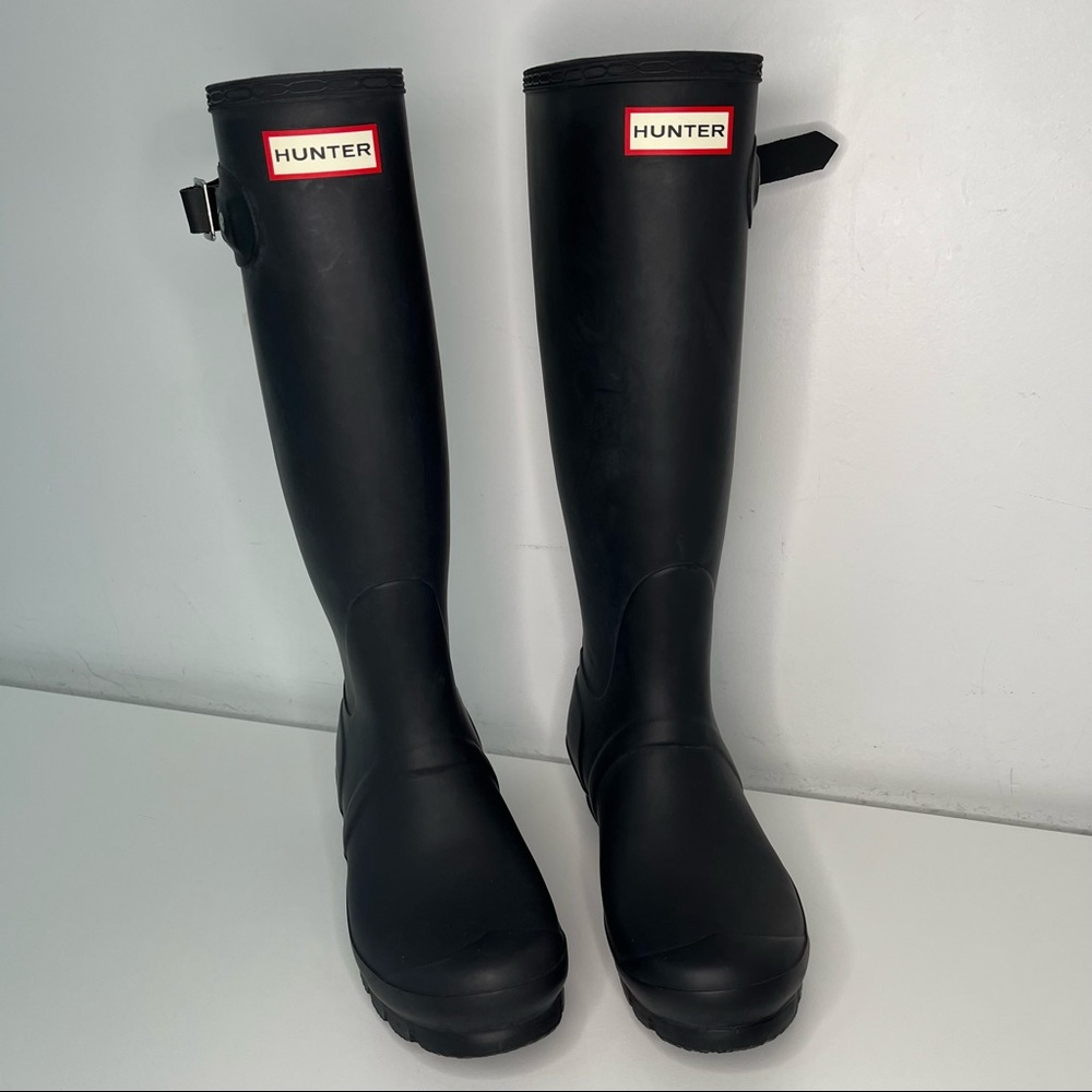Hunter boots, Black size 7